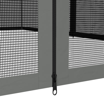 352 x 207cm Universal Replacement Mesh Sidewall Netting for Patio Gazebos and Canopy Tents, (Sidewall Only) Dark Grey