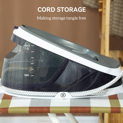 Steam Generator Iron, Energy-Saving, Self-Cleaning, Powerful Vertical Steam, Automatic Shut-Off, Ceramic Non-stick Soleplate