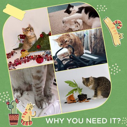 Cat Tree Cactus Sisal Scratching Post for Indoor Cats Play Tower Kitten Furniture with Hanging Ball Interactive Fun Roller Ex