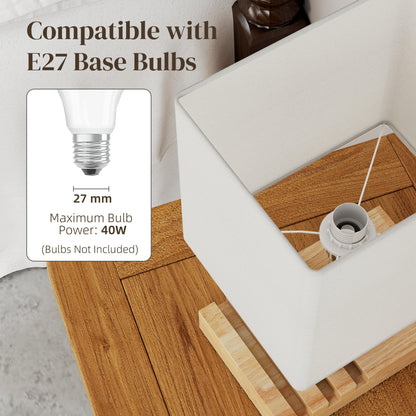 Bedside Lamp with USB A+C Charging Ports and 3 Phone Stands