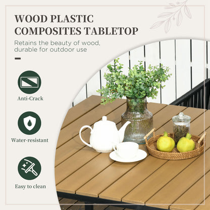 4 Seater Rattan Cube Garden Furniture Set, Rattan Dining Set with Cushions