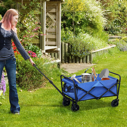 93L Festival Trolley on Wheels, Garden Folding Trolley Cart