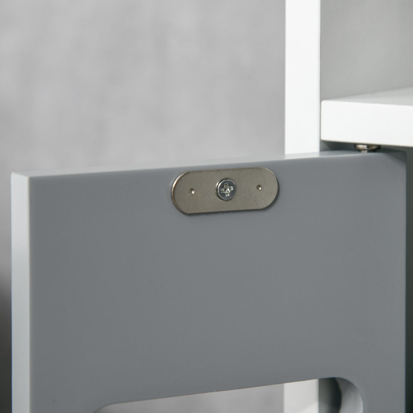 Modern Bathroom Storage Cabinet, Freestanding Tall Bathroom Cabinet with Open Shelves and 3 Cupboards with Door