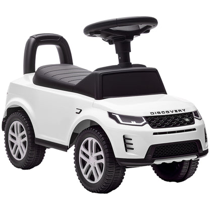 Land Rover Licensed Toddler Ride on Car with Horn, Engine Sounds, Under-Seat Storage, for 18-36 Months, White