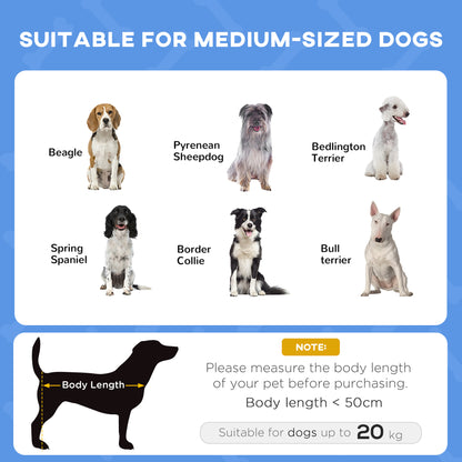 Outdoor Dog Bed with Removable Canopy, Portable Raised Dog Bed for Camping, Garden & Beach