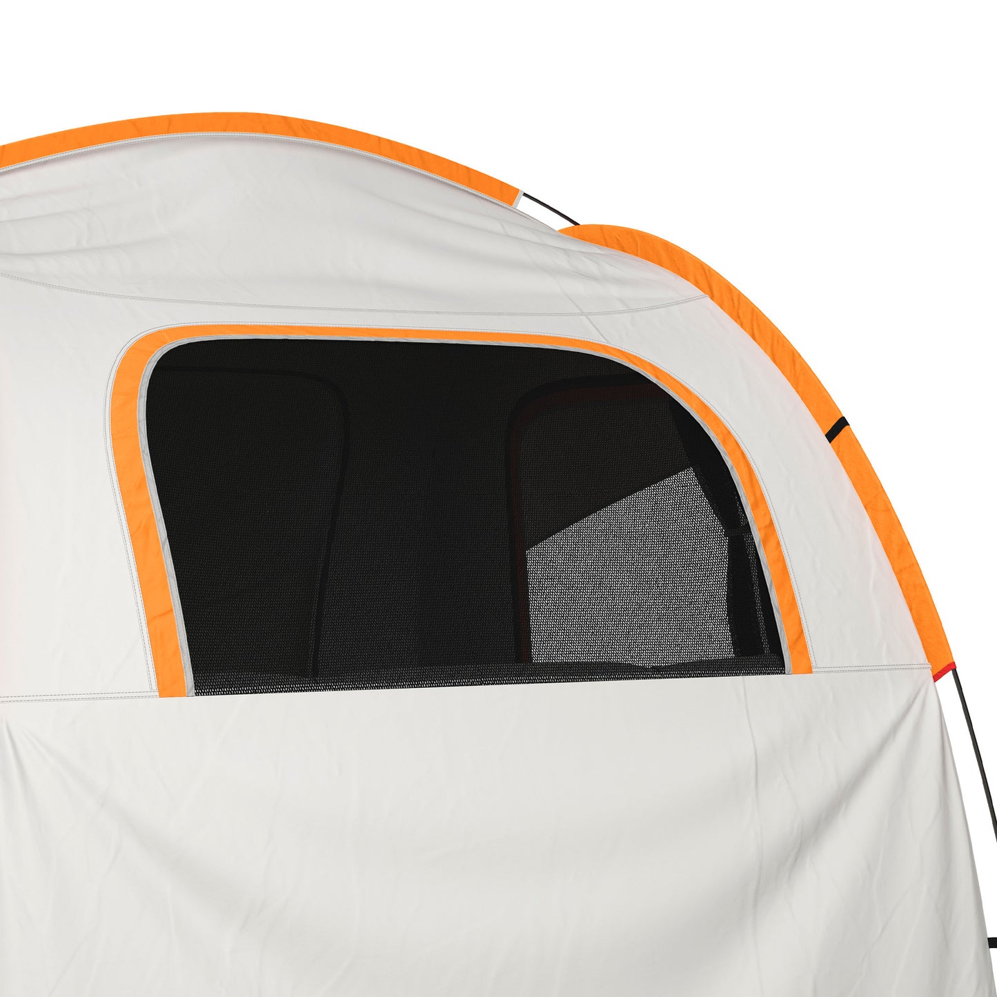 SUV Car Tent for Camping, Waterproof PU2000mm, 5 Man Tailgate Tent, 2.4 x 2.1 m, Grey and Orange