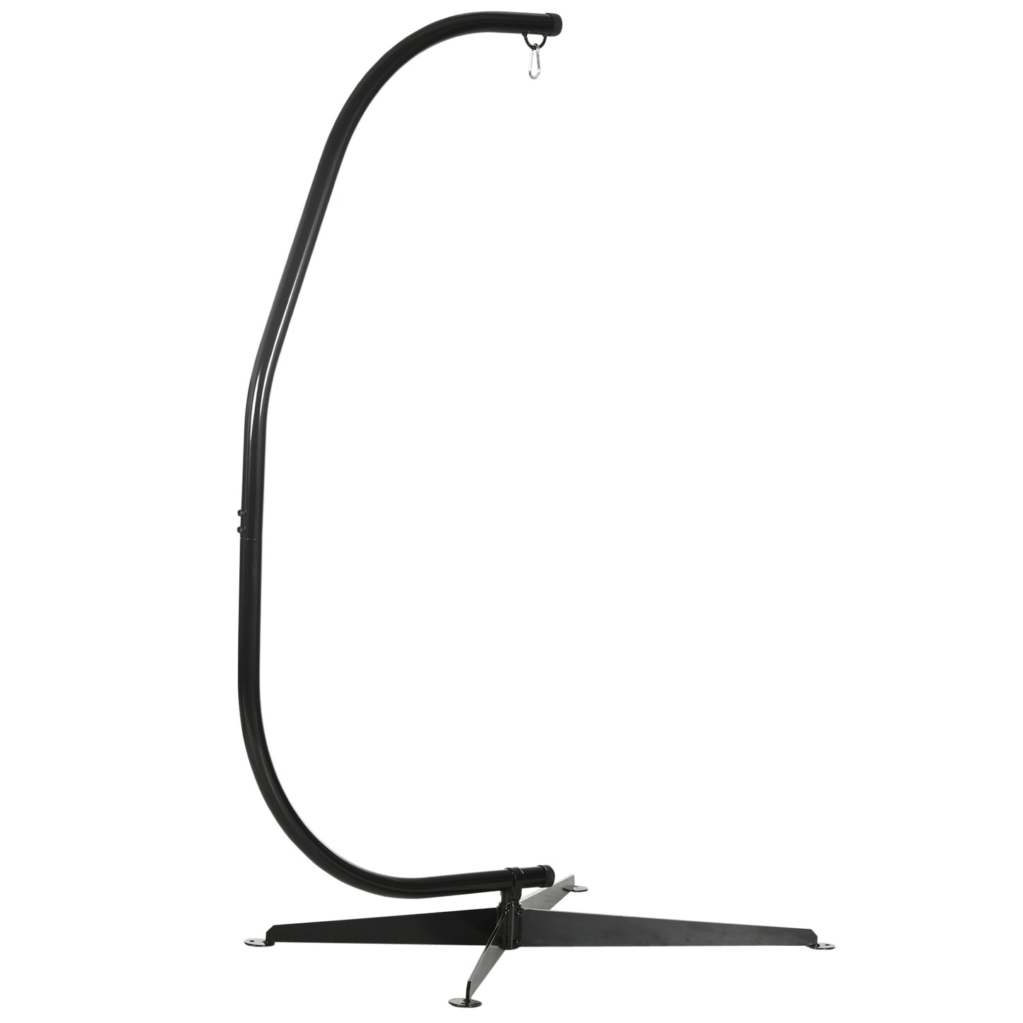 Hanging Hammock Stand Hammock Chair Stand C Stand Steel Heavy Duty Stand for Hanging Hammock Air Porch Swing Chair Indoor Out