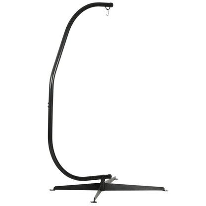 Hanging Hammock Stand Hammock Chair Stand C Stand Steel Heavy Duty Stand for Hanging Hammock Air Porch Swing Chair Indoor Out