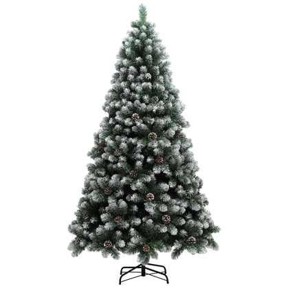 7ft Snow-Dipped Artificial Pine Christmas Tree