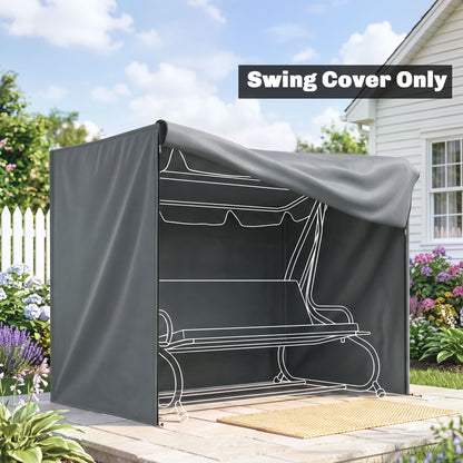 220 x 125cm Three-Seater Swing Chair Protective Cover - Grey