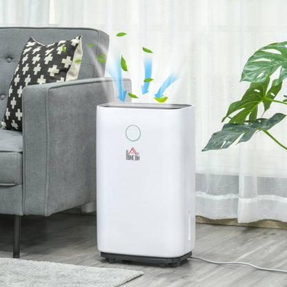 16L/Day Portable Dehumidifier for Home, with LED Screen, Sleep Mode, 24H Timer
