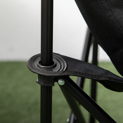 Camping Chair, Lightweight Folding Chair with Carrying Bag and Storage Pocket, Perfect for Festivals, Fishing