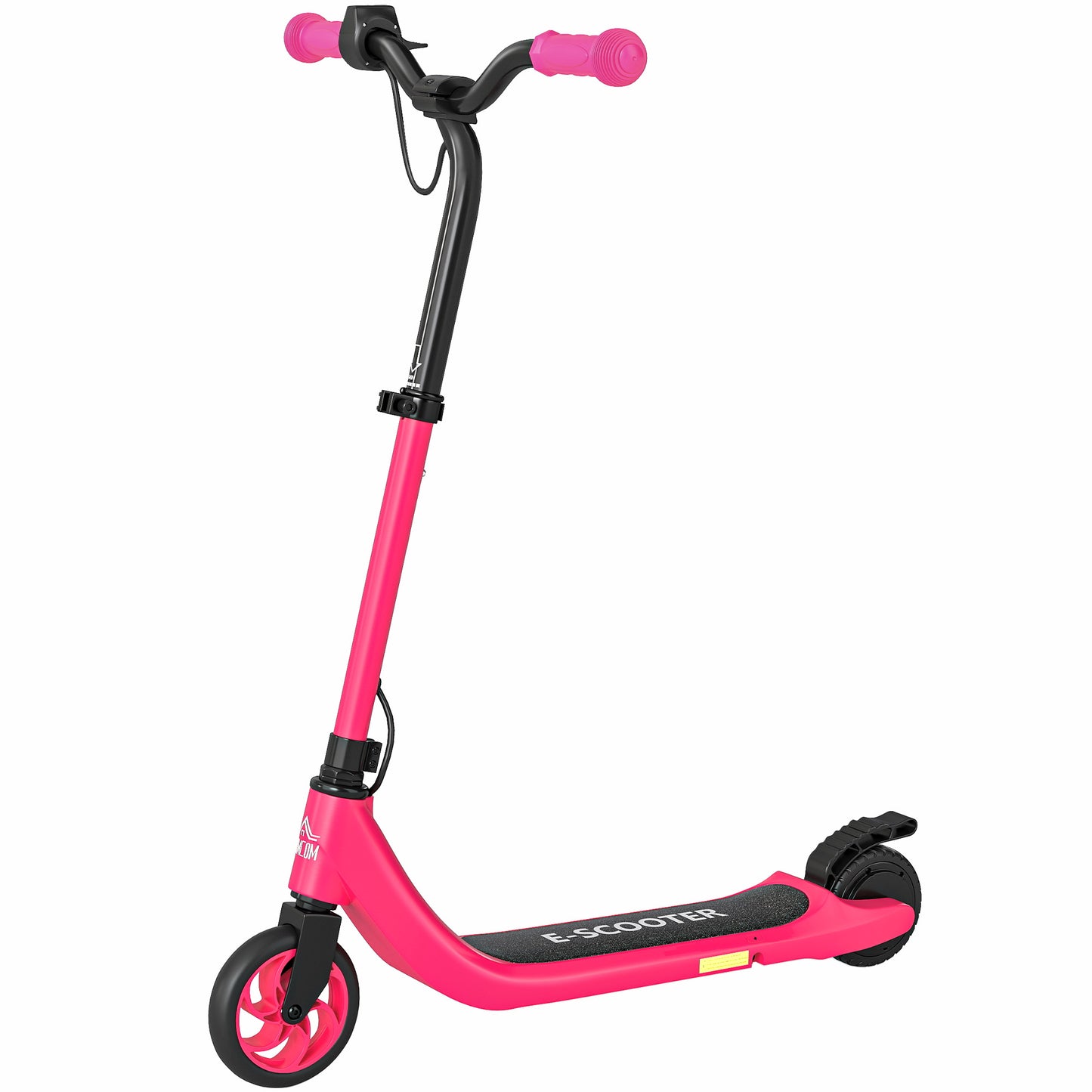 Electric Scooter for Kids 6+, Foldable E Scooter, Up to 8 KM/H, Maximum Range 6 KM, Adjustable Height, Pink