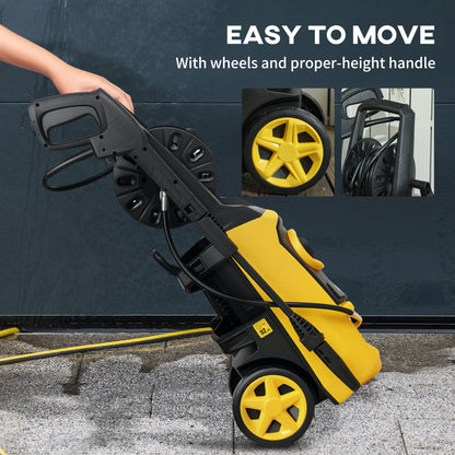 1800W High Pressure Washer, 150 Bar Pressure, 510 L/h Flow