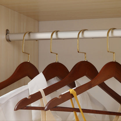 Open Wardrobe on Wheels, Bedroom Wardrobe with Clothes Hanging Rail, 3 Storage Shelves, Mobile Garment Rack for Cloakroom