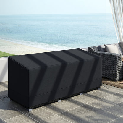 Rectangular Patio Garden Furniture Cover Waterproof for 3 Seater Sofa Bistro Set