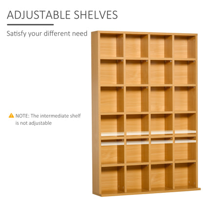 Adjustable Media Storage Unit – Beech Finish
