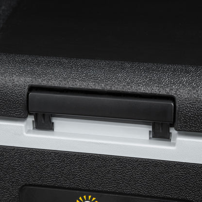 50L Car Refrigerator, Portable Compressor Car Fridge Freezer, Electric Cooler Box with 12/24V DC and 110-240V AC for Camping