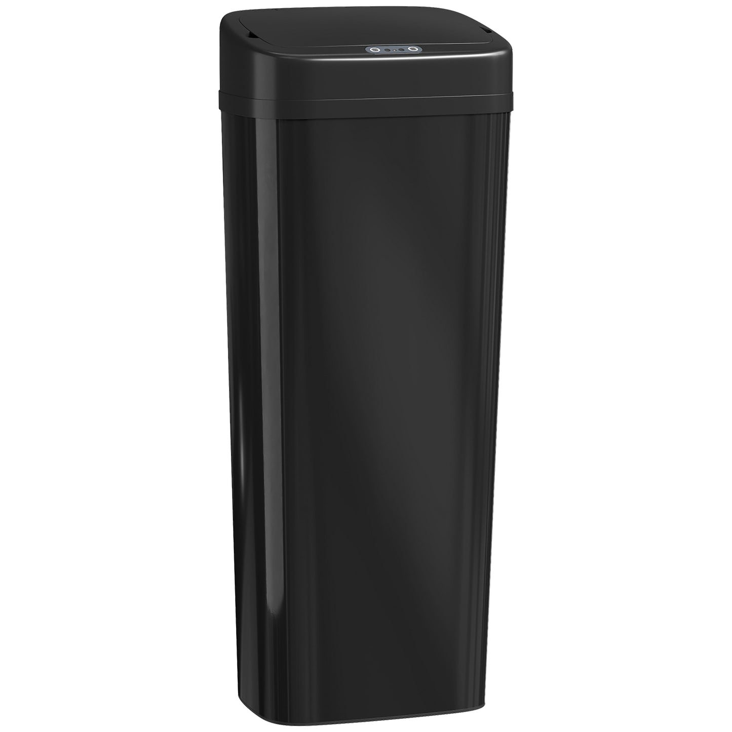 50L Stainless Steel Sensor Bin - Black