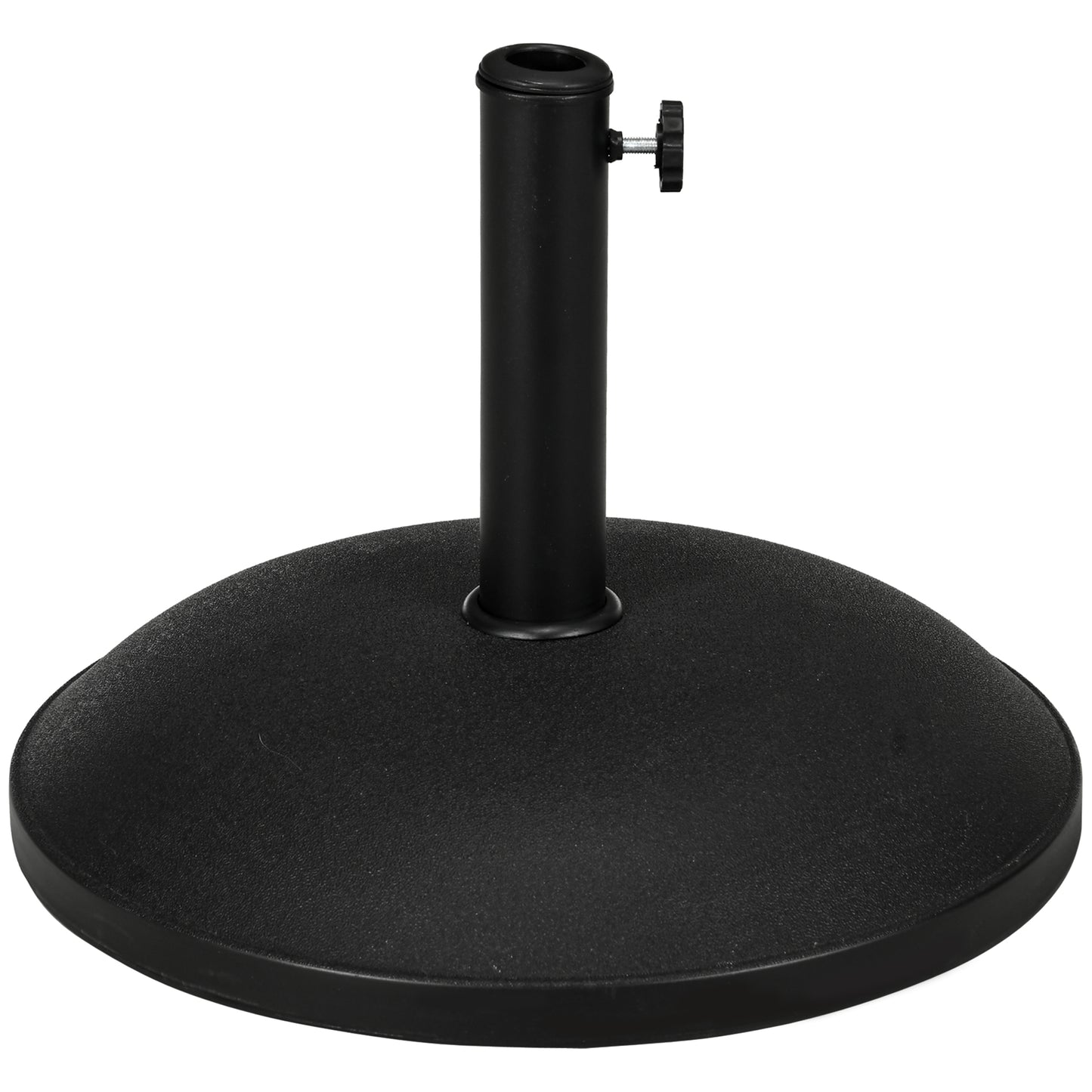 25 kg Parasol Base, Heavy Duty Concrete Patio Umbrella Stand with Adjustable Knob