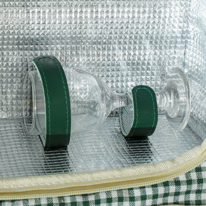 Two-Person Picnic Set, with Wicker Basket