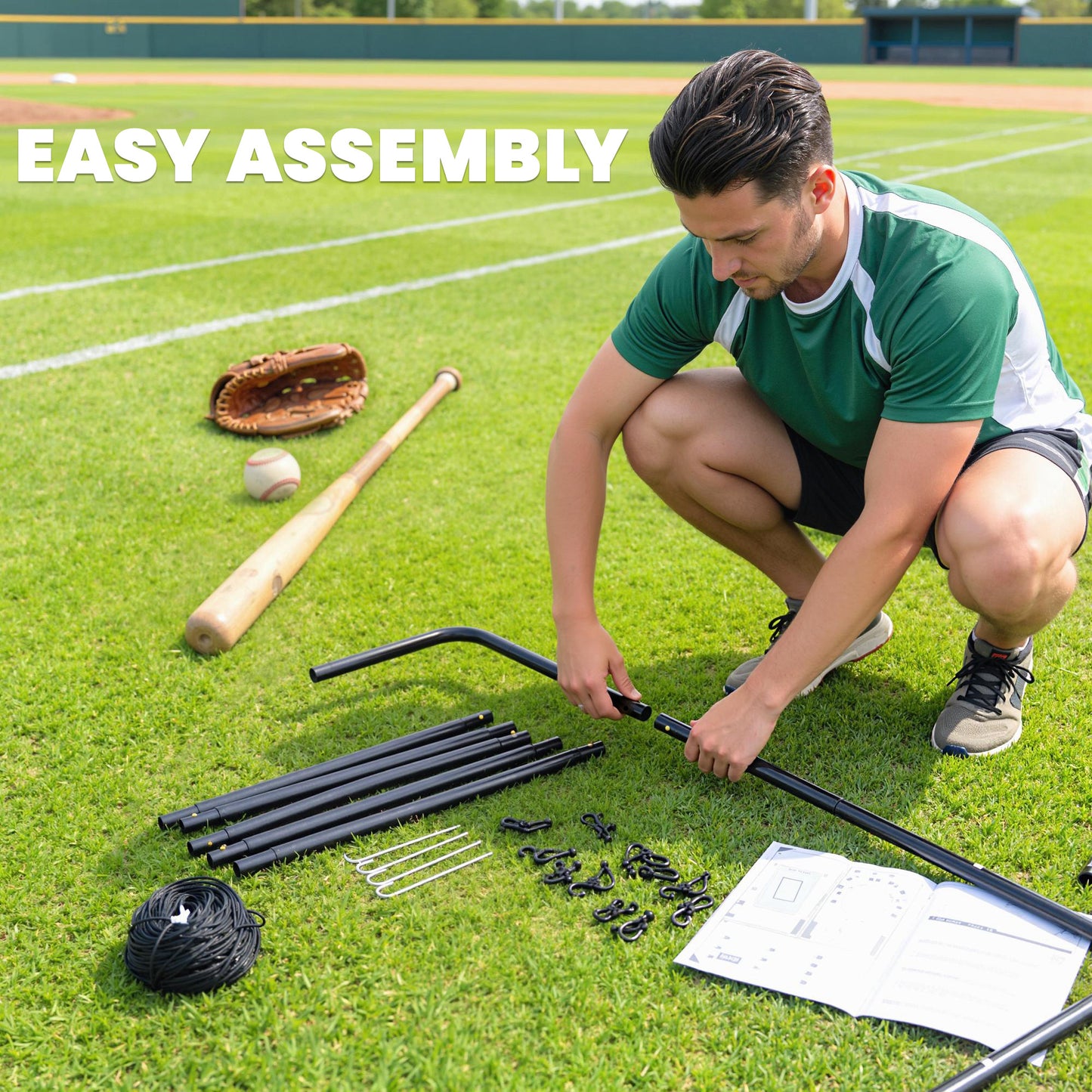 Baseball Rebounder Net Teens Adults Game Spot Softball Training Aid Practise Target Strike Shot Goal Play