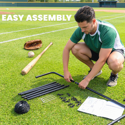 Baseball Rebounder Net Teens Adults Game Spot Softball Training Aid Practise Target Strike Shot Goal Play