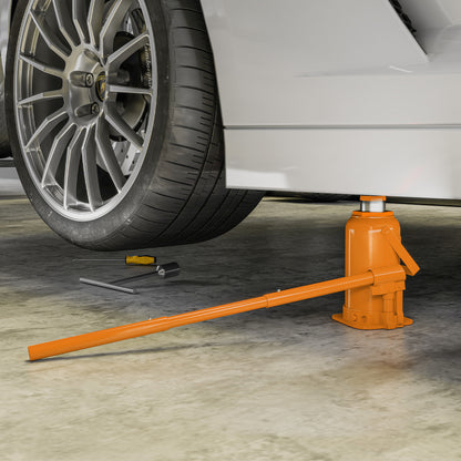 12 Tonne Hydraulic Bottle Jack with 19-37 cm Lifting Range, Heavy Duty Portable Compact Car Jack Lift