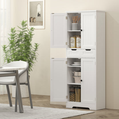 Tall Bathroom Storage Cabinet - White