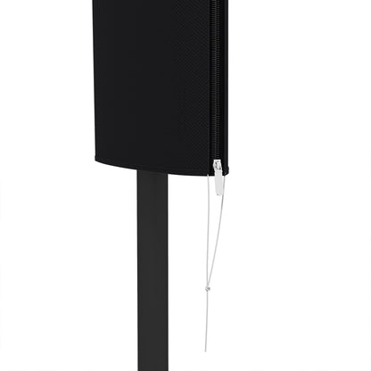 Garden Parasol Cover, Outdoor Patio Umbrella Protector Weatherproof Garden Patio with Rod, Zipper for 2-4.6m Parasol