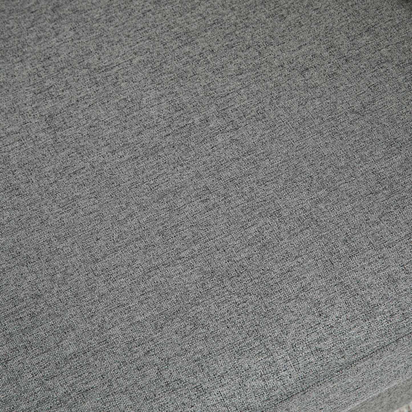 Compact Loveseat Sofa, Modern 2 Seater Sofa for Living Room with Wood Legs and Armrests, Grey