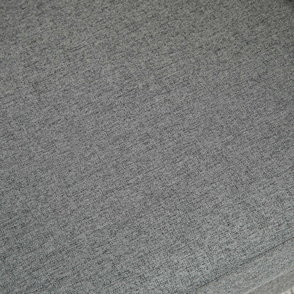 Compact Loveseat Sofa, Modern 2 Seater Sofa for Living Room with Wood Legs and Armrests, Grey