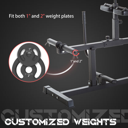 Seated Leg Extension Machine, Adjustable Leg Raise Machine and Curl Machine with Plate Loaded for Hip