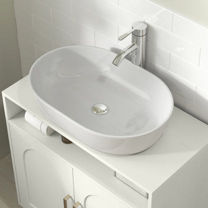 Under Sink Cabinet for Basin without Pedestal - Cream White