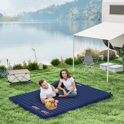 2 Person Camping Inflatable Mattress - Navy Blue