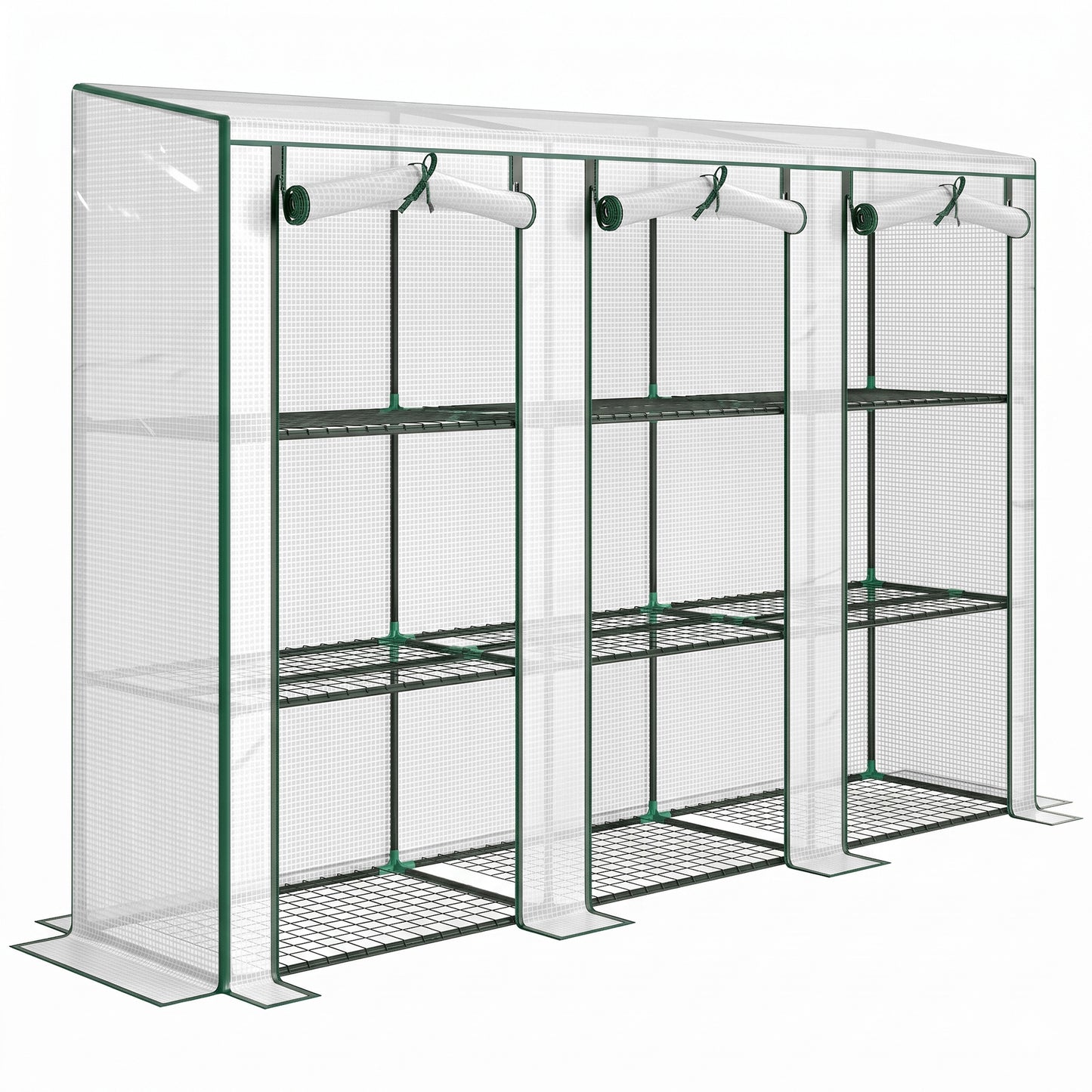 46 x 215cm Nine-Shelf Greenhouse
