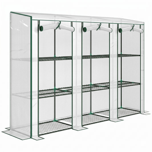 46 x 215cm Nine-Shelf Greenhouse