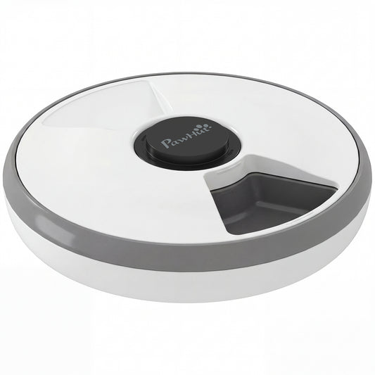 Automatic Cat Feeder Programmable Timer for Dry Wet Food Cat Food Dispenser with Ice Pack for 6 Meals