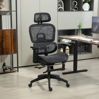 Multi-Adjustable Mesh Office Chair - Black