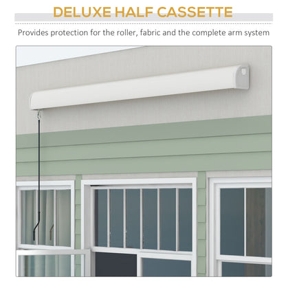 2.5 x 3m Electric Cassette Awning, with Remote - Grey