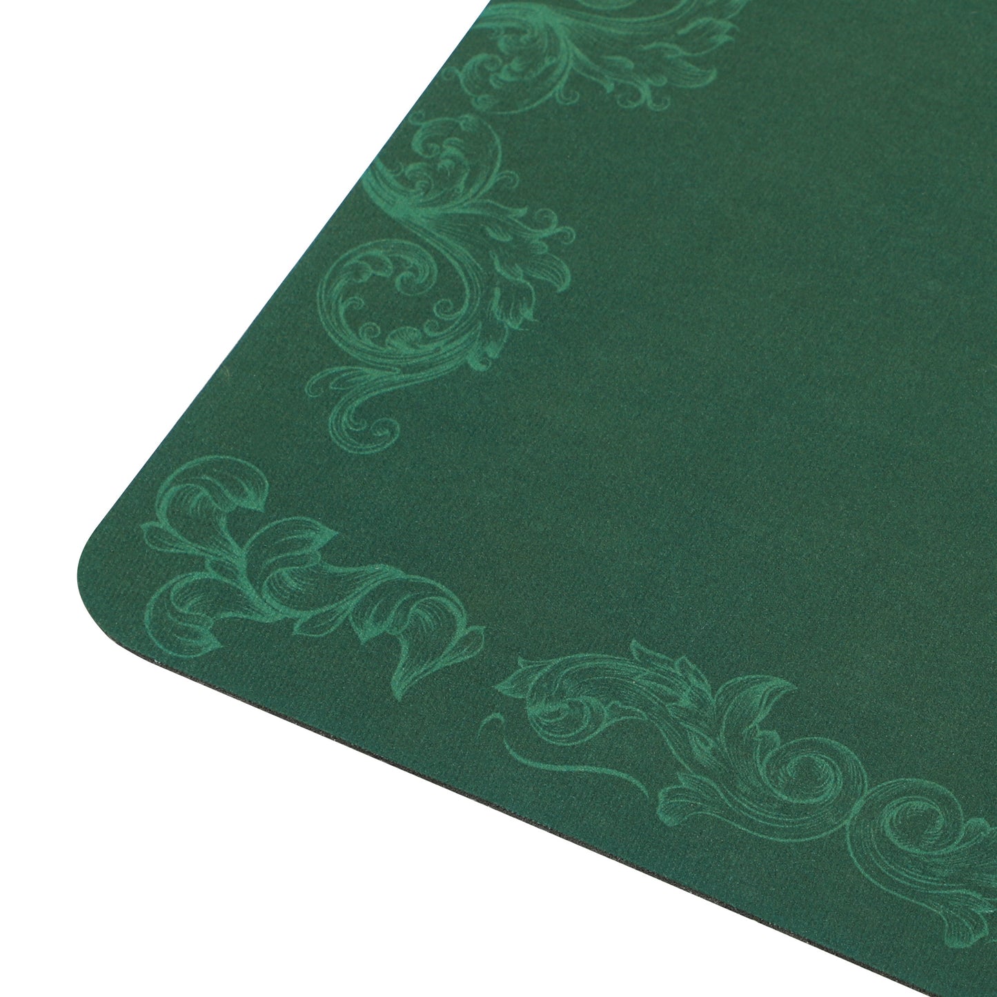 Professional Poker Mat, 12-Player Water-resistant Poker Table with Felt Surface, Carry Bag, Green