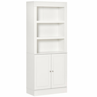 Kitchen Cupboard with 6-tier Shelving, Freestanding Storage Cabinet Sideboard