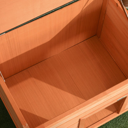 Wooden Dog Kennel Elevated Dog Pet House w/ Open Top 82W x 58D x 58H cm