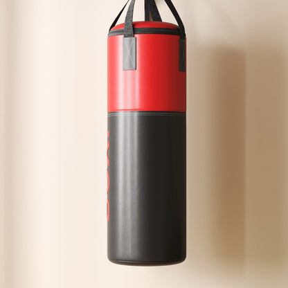 Unfilled Punching Bag Set with Boxing Bag Bracket, Boxing Gloves, Hand Wraps and 360° Swivel Hook