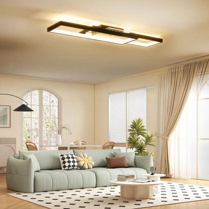 LED Ceiling Light, Modern Dimmable Ceiling Light with Wall Switch & Remote Control