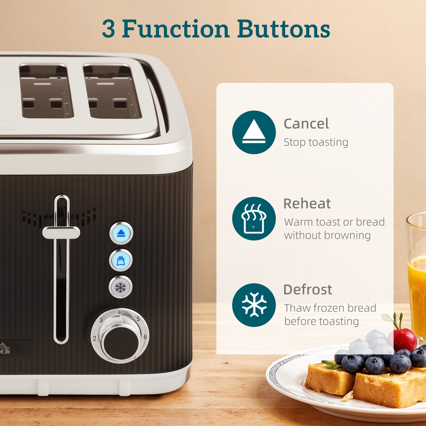 Electric Stainless Steel Kettle and Toaster Set, 3000W 1.7L UK Strix Thermostat Fast Boil Kettle w/ Limescale Filter