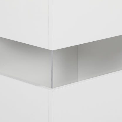 LED Light Sideboard - High Gloss White