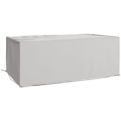 Outdoor Garden Furniture Cover Waterproof, Anti-UV 600D Heavy Duty Oxford Fabric Patio Furniture Cover for Rectangular Sofa T