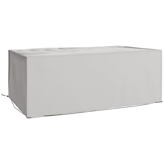 Outdoor Garden Furniture Cover Waterproof, Anti-UV 600D Heavy Duty Oxford Fabric Patio Furniture Cover for Rectangular Sofa T