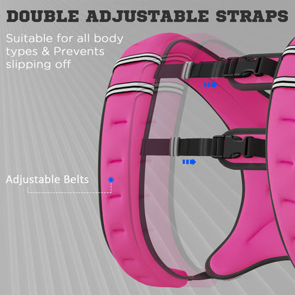 8KG Weighted Vest, Running Weight Vest with Adjustable Strap, Convenient Pocket and Reflective Strips for Men and Women